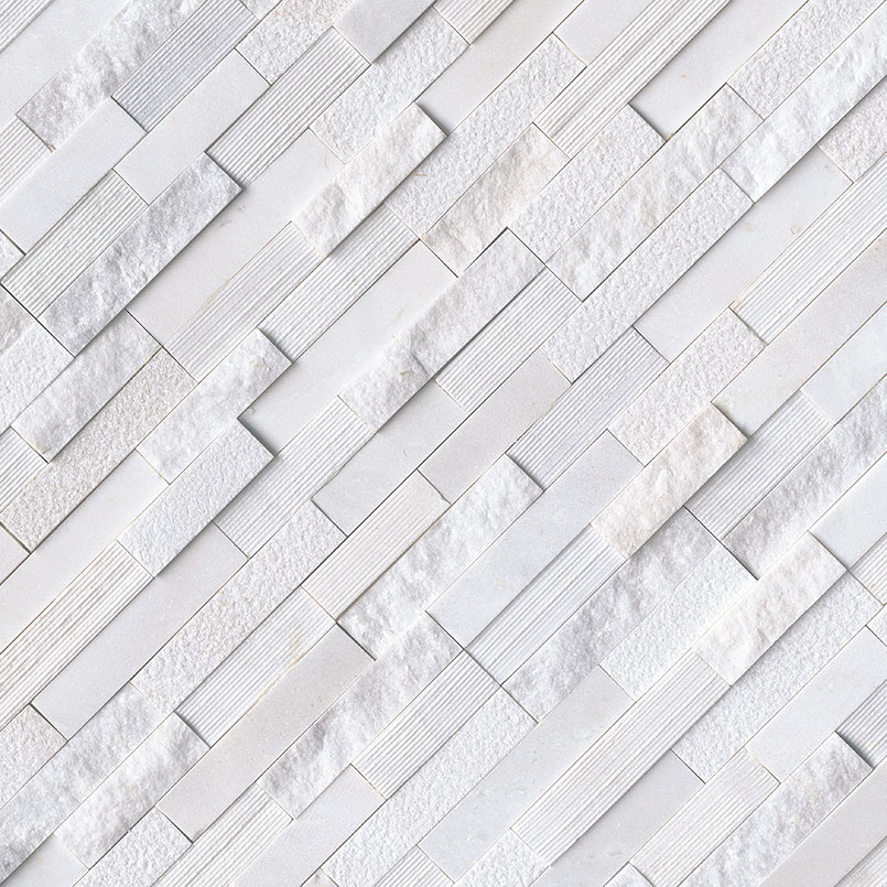 Arctic White Multi Finish Panel 6X24