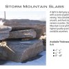 Storm Mountain 8-18" Slabs